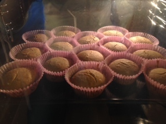 Hjemmelagde bananmuffins