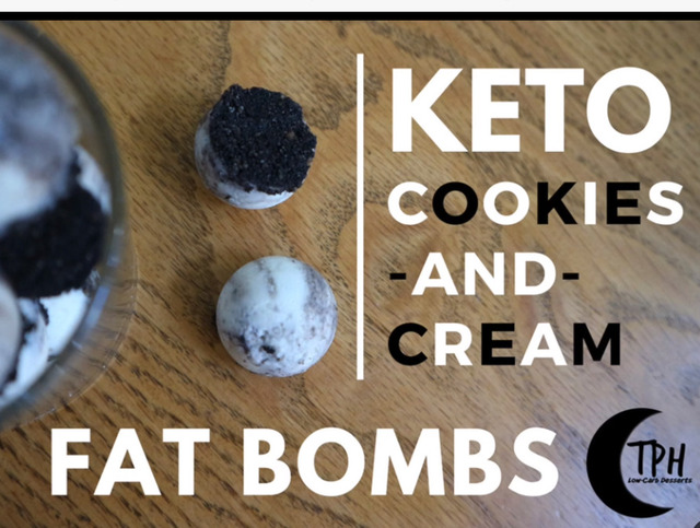 keto cookies and cream fat bombs