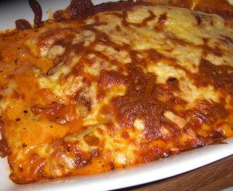 Lavkarbo lasagne med squash, avokado og kjøttdeig