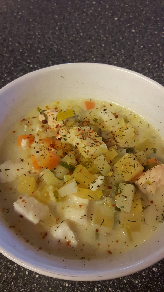 Fiskesuppe med potet