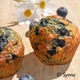 Sunn blåbær muffins