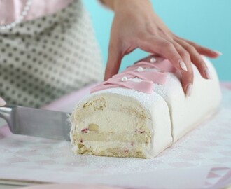 Pink Ribbon Mini Marzipan Cakes