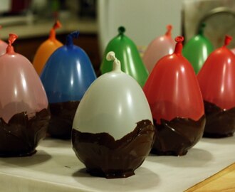 Slik lager du hjemmelagde sjokoladeskåler