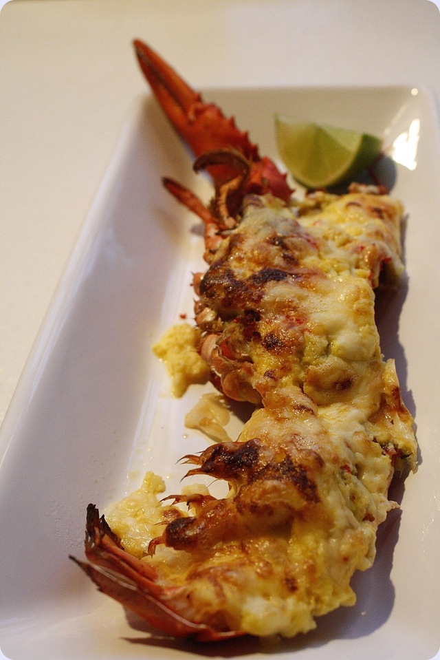 Min gratinerte hummer - Lobster Thermidor