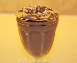 Sjokolademousse med creme fraiche