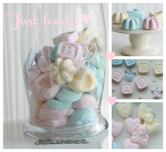 Cute pastel Homemade Marshmallows