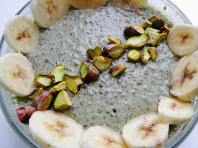 MATCHA CHIA PUDDING