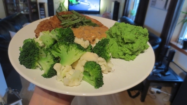 Middagstips: Løvbit med ertepurrè & grønnsaker!