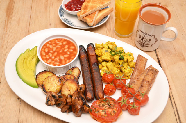 Full english vegan breakfast