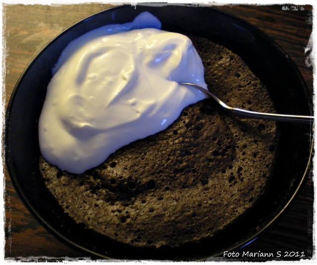 Sjokoladekake i ei skål - lavkarbo ♥
