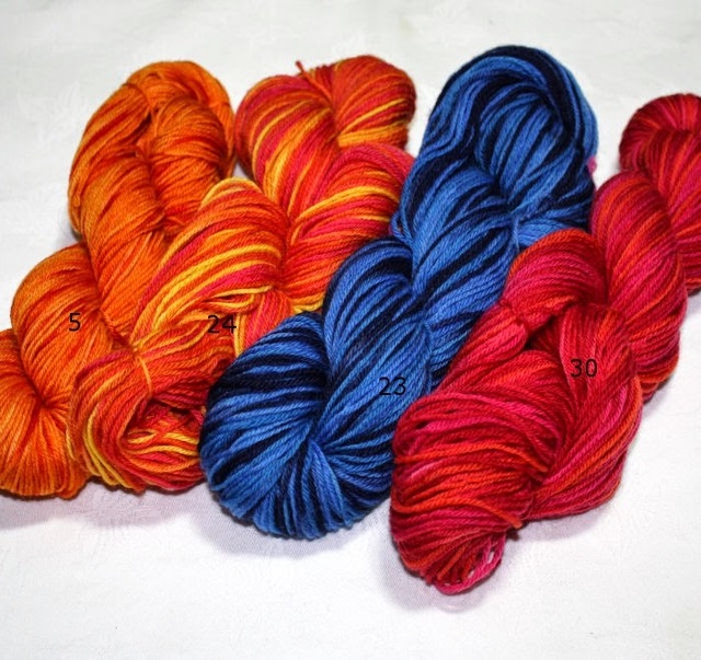 Dyeing yarn/ farging av garn