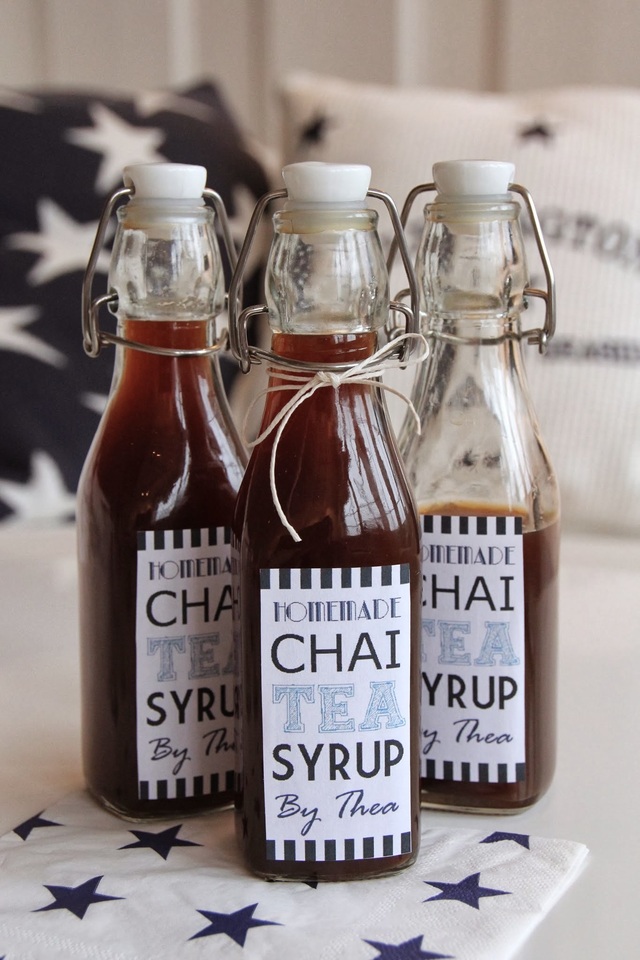 Homemade Chai Syrup