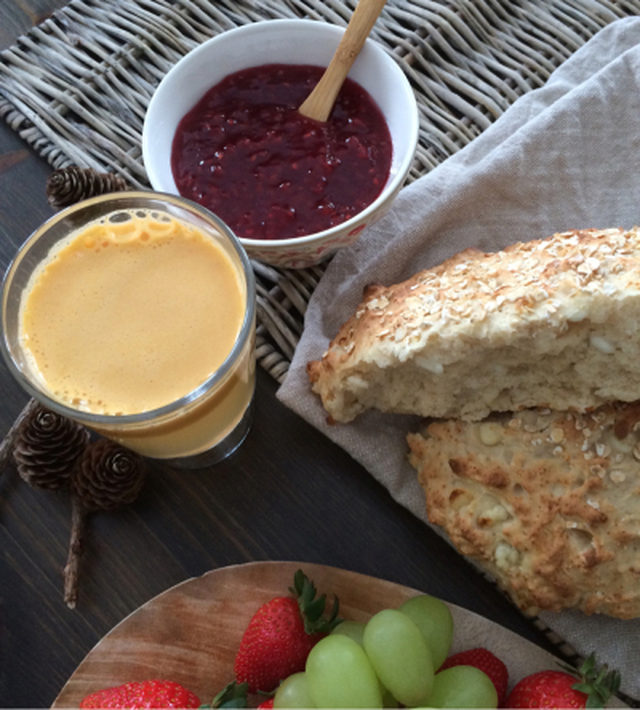 Magre scones med cottage cheese
