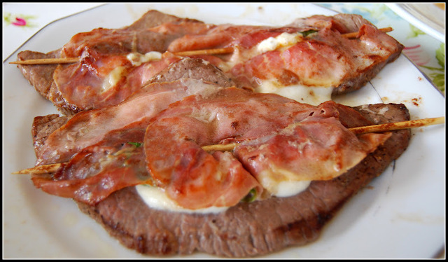 Kalv saltimbocca