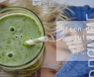 Oppskrift: green detox juice