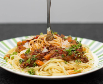 Kokebloggens Spaghetti Bolognese