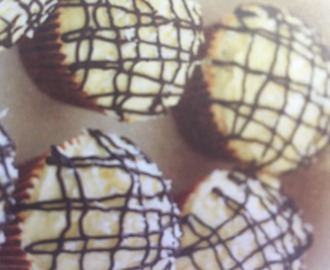 Marhsmellow og kokos cupcakes