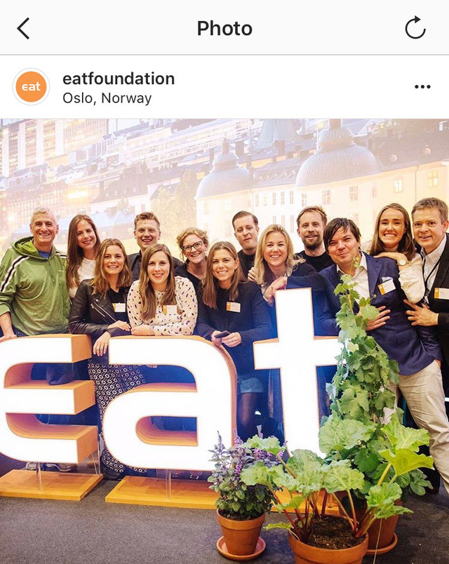 Excited to be back at the EAT Foundation