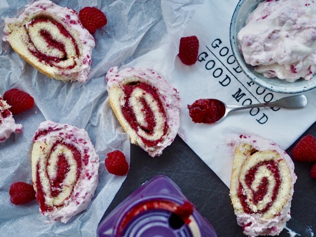 Glutenfri rullekake/ rulltårta til Valentines day