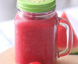 Forfriskende vannmelon-smoothie