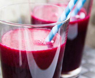 Rensende og foryngende juice blandning