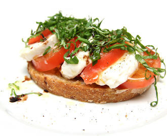 Ukens sandwich - Tomat og mozzarella