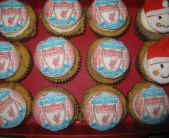 Liverpool cupcakes