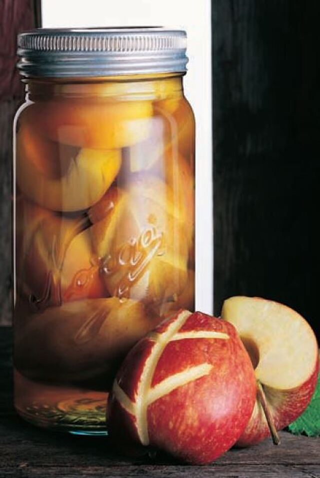 Hvordan oppbevare epler – hermetisering, legg på Norgesglass