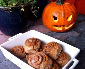 Pumpkin-cinnamon rolls