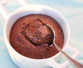 Sjokoladekake i en kopp