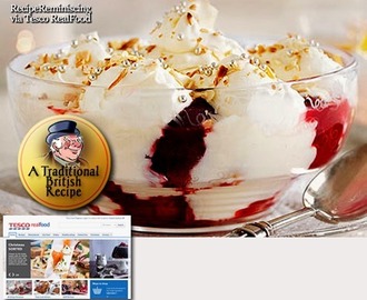 Trifle With Baked Spiced Plums, Amaretti & Syllabub / Dessert Med Bakte, Krydrede Plommer, Amaretti & “Syllabub”