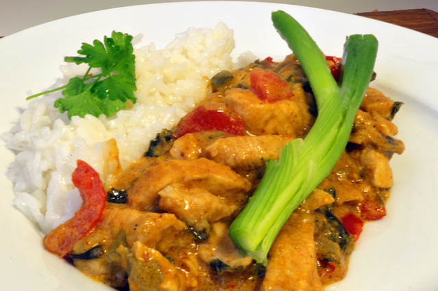 Thai “Red Curry” kylling
