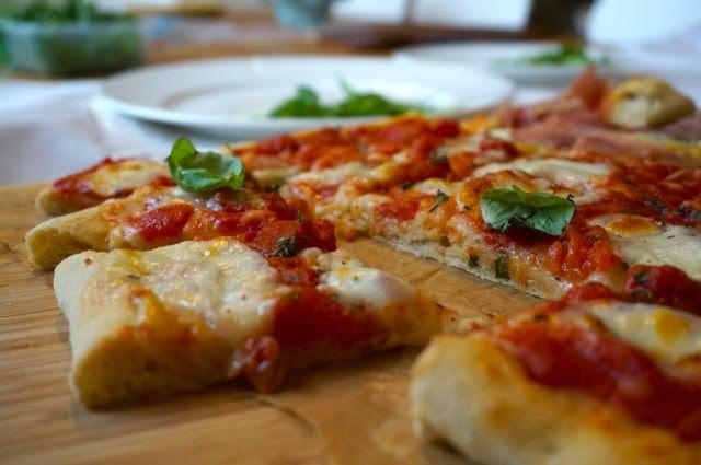 Pizza margherita al taglio - en italiensk drøm...