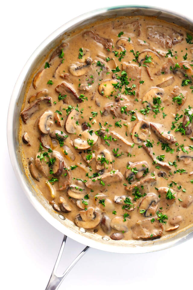 Beef Stroganoff