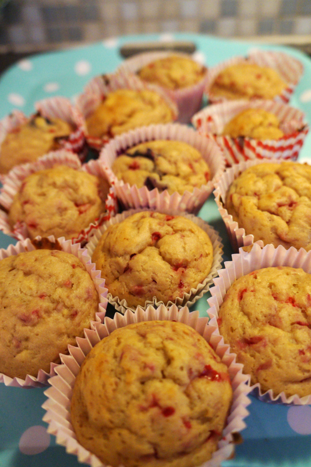 Smak av sommer: muffins med blåbær og bringebær