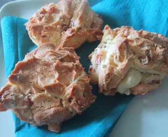 Glutenfrie matmuffins med skinke og ost