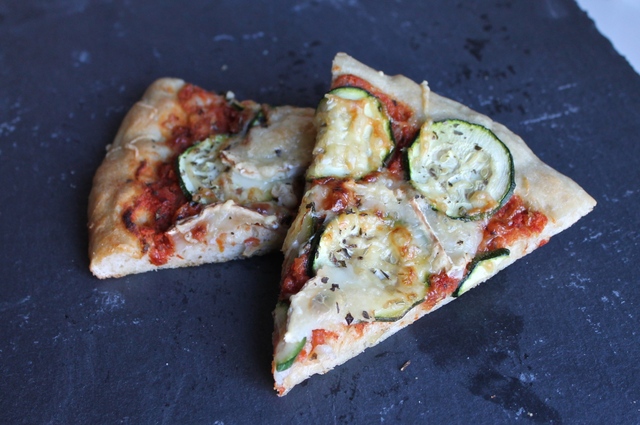Zucchini & Chèvre Pizza