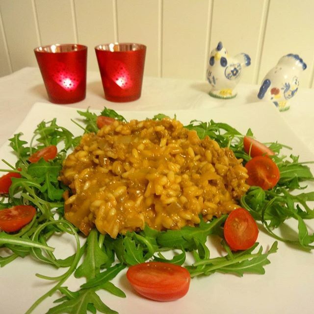 Risotto med kjøttdeig !