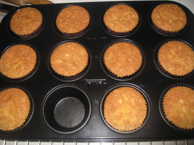 Karamell cupcakes , glutenfrie