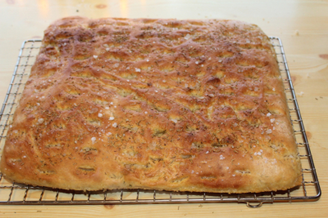 Foccacia i langpanne