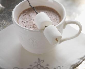 Varm sjokolade med marshmallows