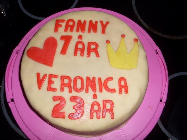 Min och Fannys tårta