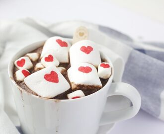 En kopp med kjærlighet- Hjerte marshmallows
