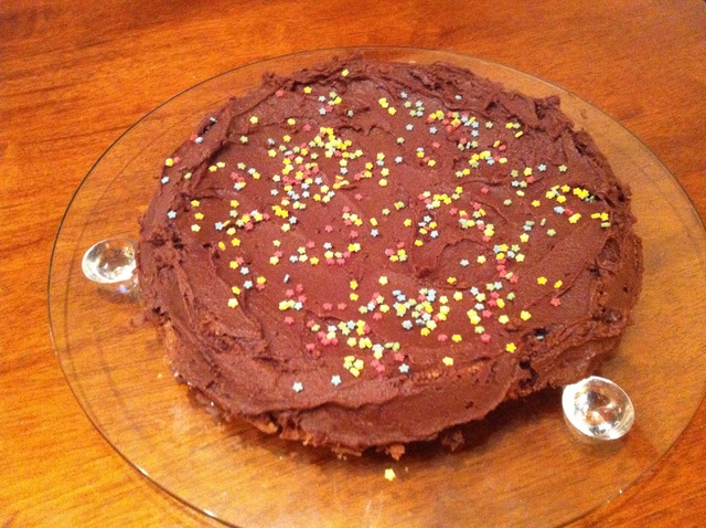 Enkel gluten- og melkefri sjokoladekake