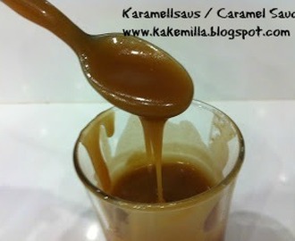 Karamellsaus til Is, Kakefyll etc. / Caramel Sauce for Ice Cream, Cake-filling etc