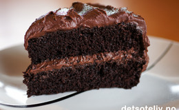 glutenfri amerikansk sjokoladekake 