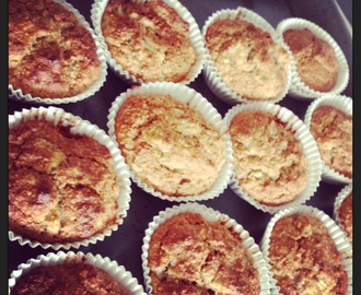 Juicy bananmuffins