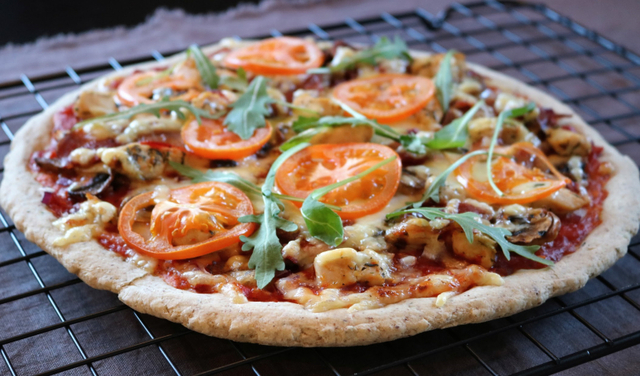 Perfekt pizza = stekt på steinplate