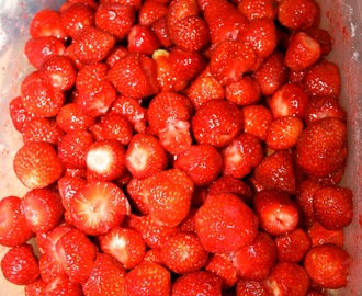 Hjemmelaget jordbærsyltetøy