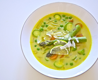 Sommerlig currysuppe